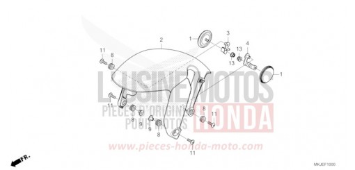 KOTFLUEGEL, VORNE CB1000RAM de 2021